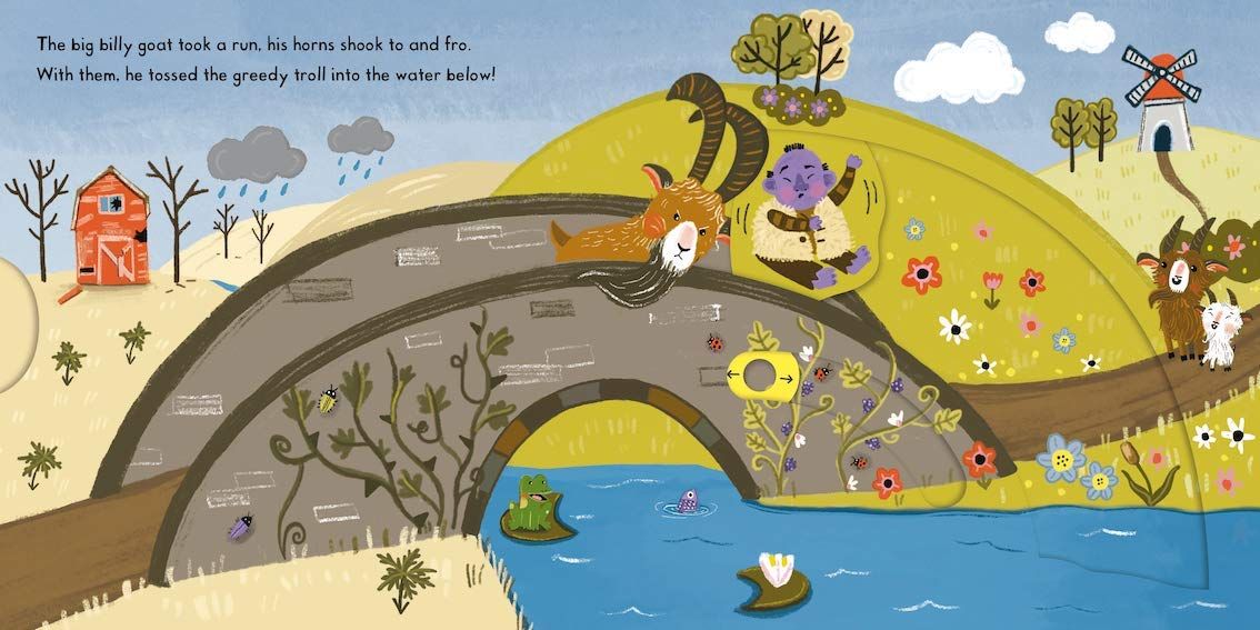 Campbell: First Stories: Three Billy Goats Gruff (push pull slide)