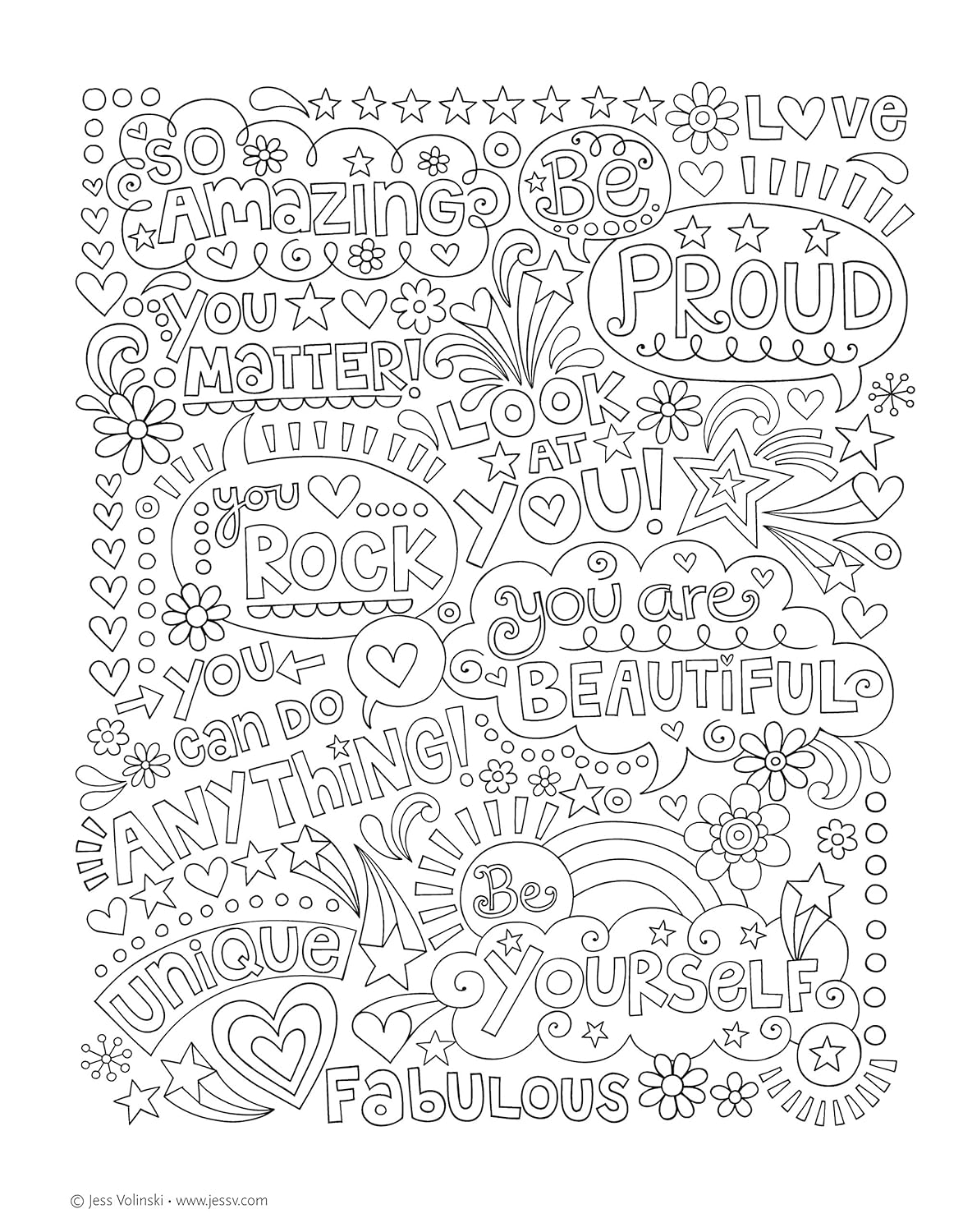 Go Girl! Notebook Doodles