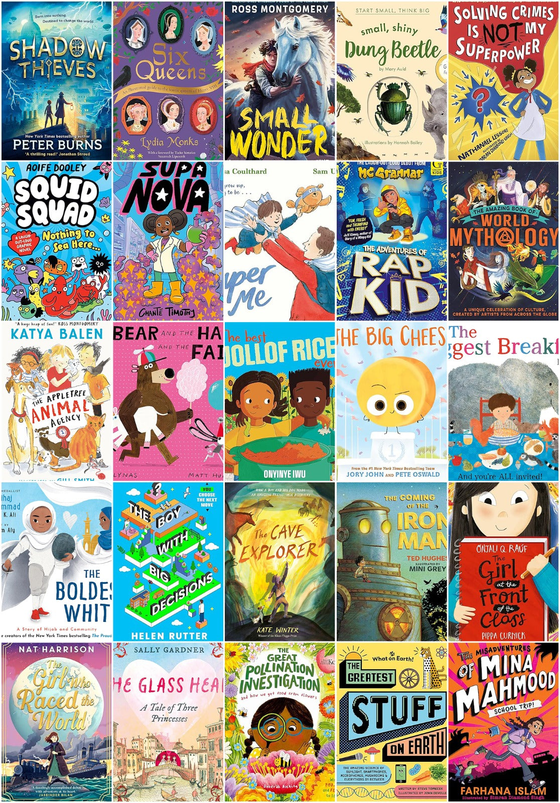 NATIONAL YEAR OF READING BOOKLIST ( 100 titles)