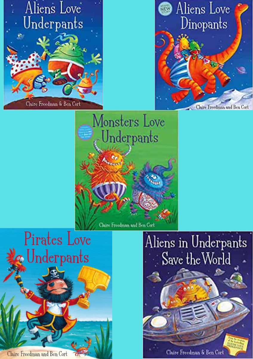 Aliens Love Underpants Collection Series (5 Books Set)