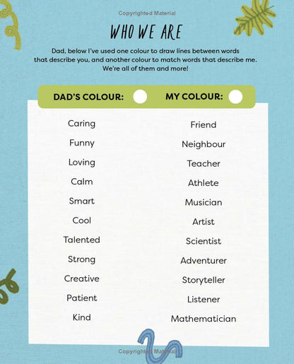The World's Best Dad ( pack of 36)