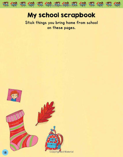 My Day at School Activity and Sticker Book