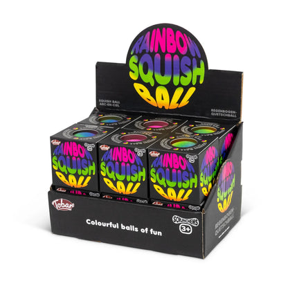 SCRUNCHEMS RAINBOW SQUISH BALL (PACK OF 12)