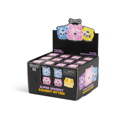 SCRUNCHEMS DIDDY SUGAR SQUISHY KITTIES - 3PCS (PACK OF 12)
