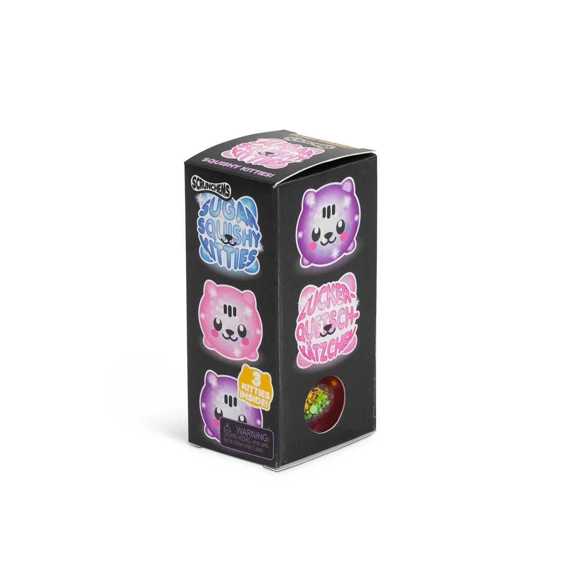 SCRUNCHEMS DIDDY SUGAR SQUISHY KITTIES - 3PCS (PACK OF 12)