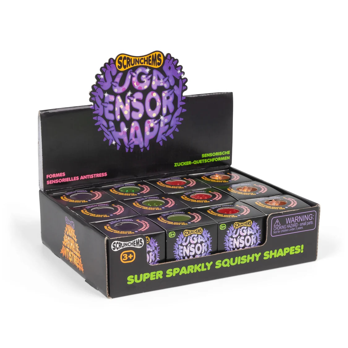 SCRUNCHEMS SENSORY SUGAR SHAPES (Pack of 12)