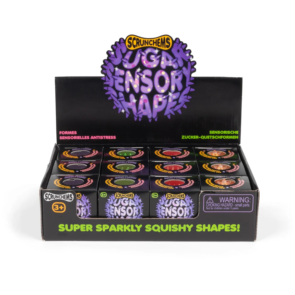 SCRUNCHEMS SENSORY SUGAR SHAPES (Pack of 12)