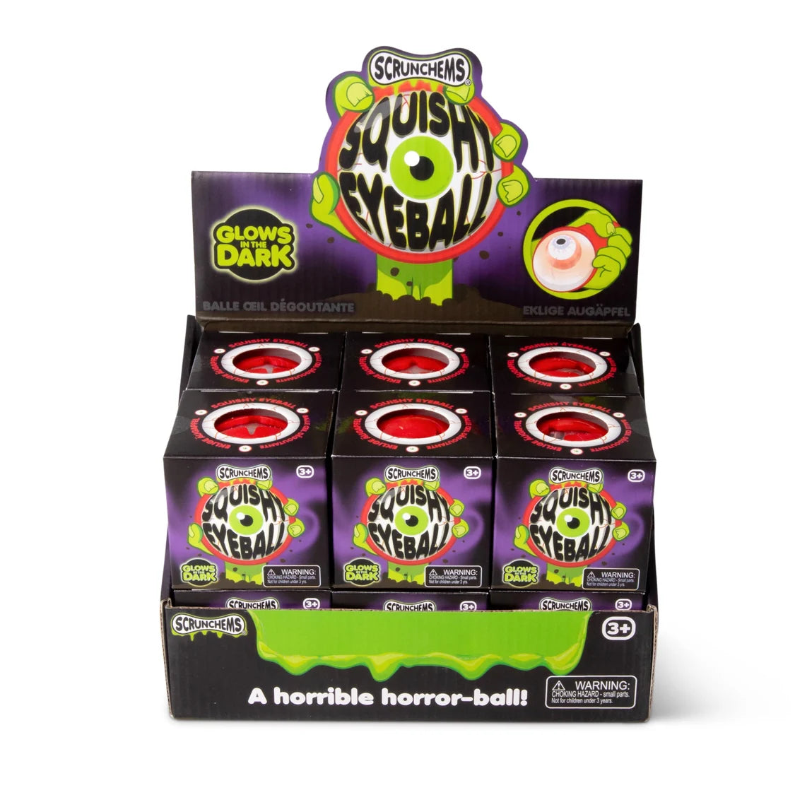 SCRUNCHEMS SQUISHY EYE-BALL (PACK OF 12)
