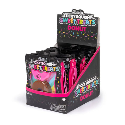 SCRUNCHEMS STICKY SQUISHY DONUT (PACK OF 12)