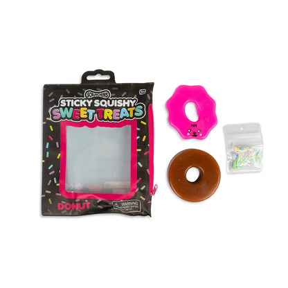 SCRUNCHEMS STICKY SQUISHY DONUT (PACK OF 12)