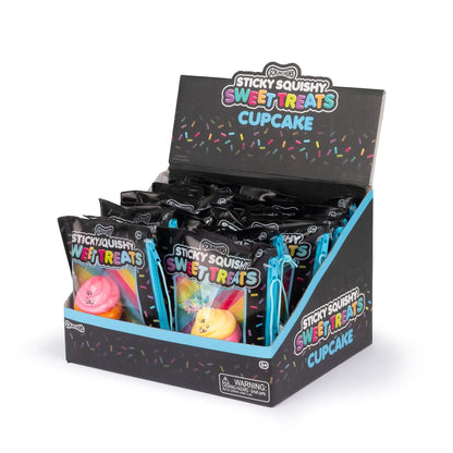 SCRUNCHEMS STICKY SQUISHY CUPCAKE (PACK OF 12)