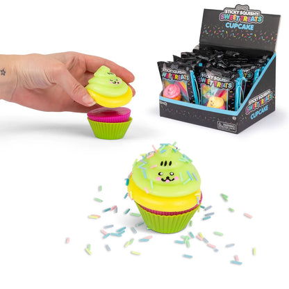 SCRUNCHEMS STICKY SQUISHY CUPCAKE (PACK OF 12)