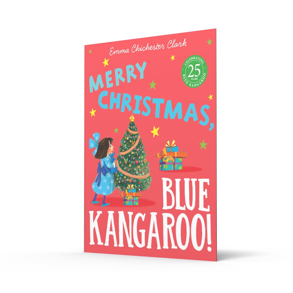 Merry Christmas Blue Kangaroo