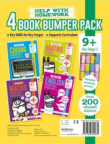 Help With Homework- 4 Book Bumper Pack 9+ Key Stage 2