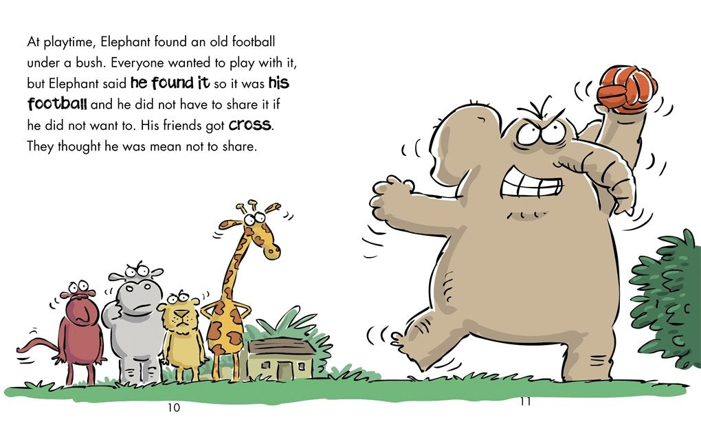 Behaviour Matters: Elephant Learns to Share- A book about sharing