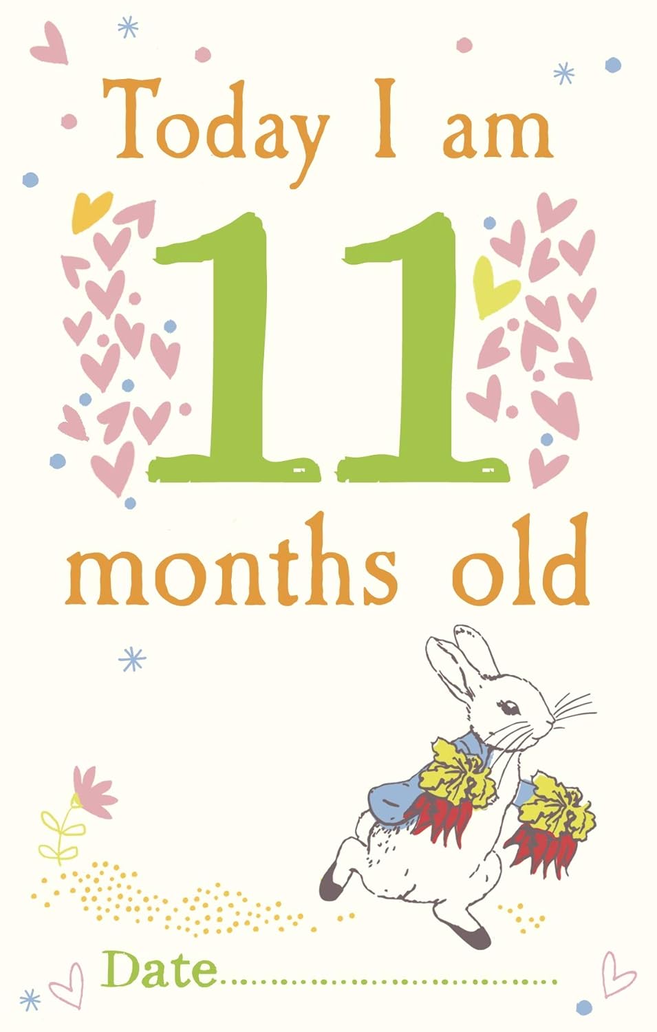 Peter Rabbit: Baby Cards For Milestone Moments