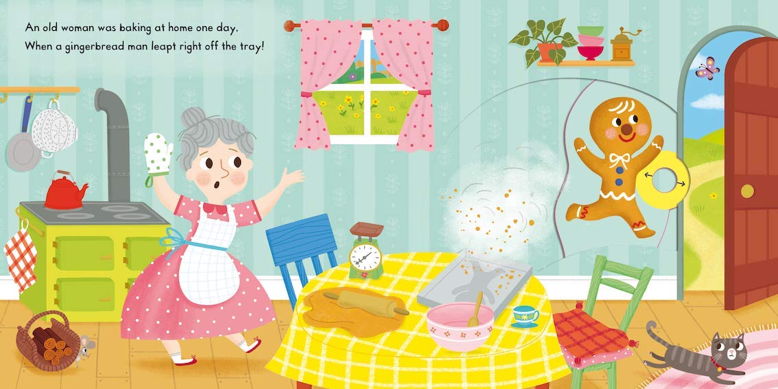 Campbell: First Stories: Gingerbread Man (push pull slide)