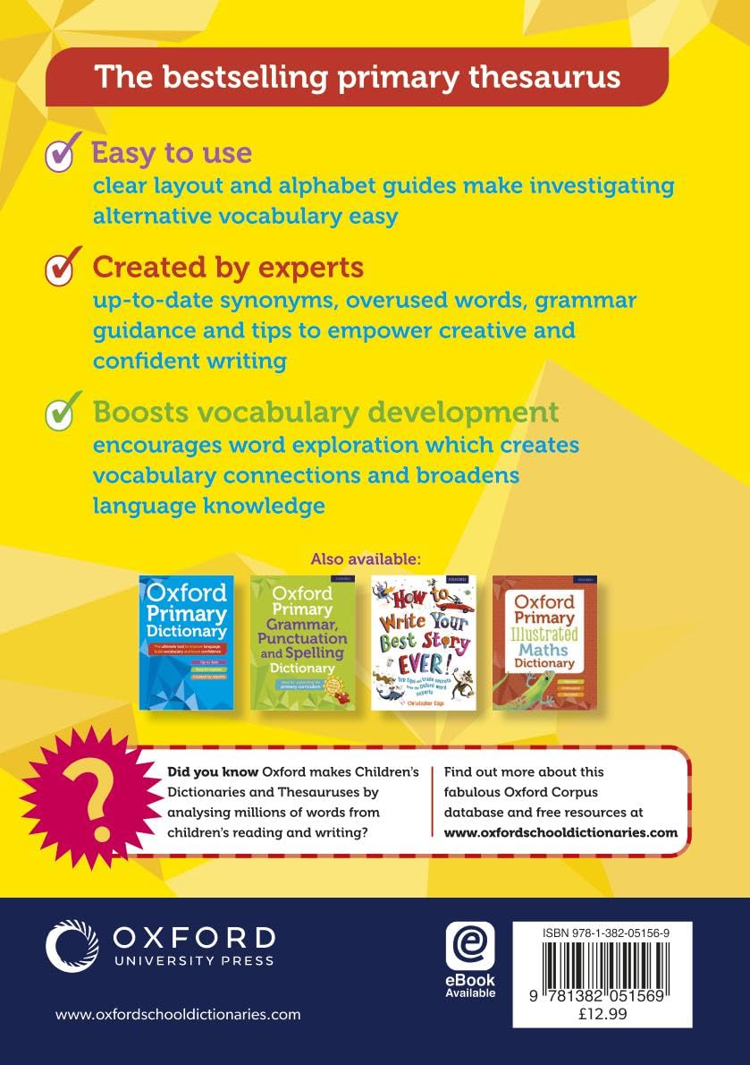 Oxford Primary Thesaurus (Hardback) (Pack of 30)