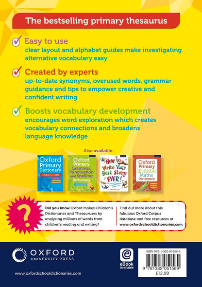 Oxford Primary Thesaurus (Hardback) (Pack of 30)