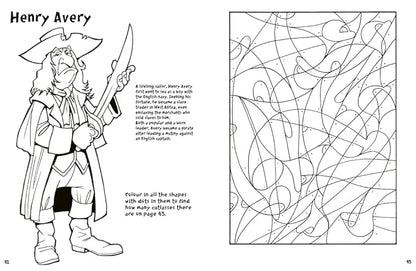 BOREDOM-BUSTER | PUZZLE ACTIVITY BOOK OF SWASHBUCKLING PIRATES (Pack of 5)