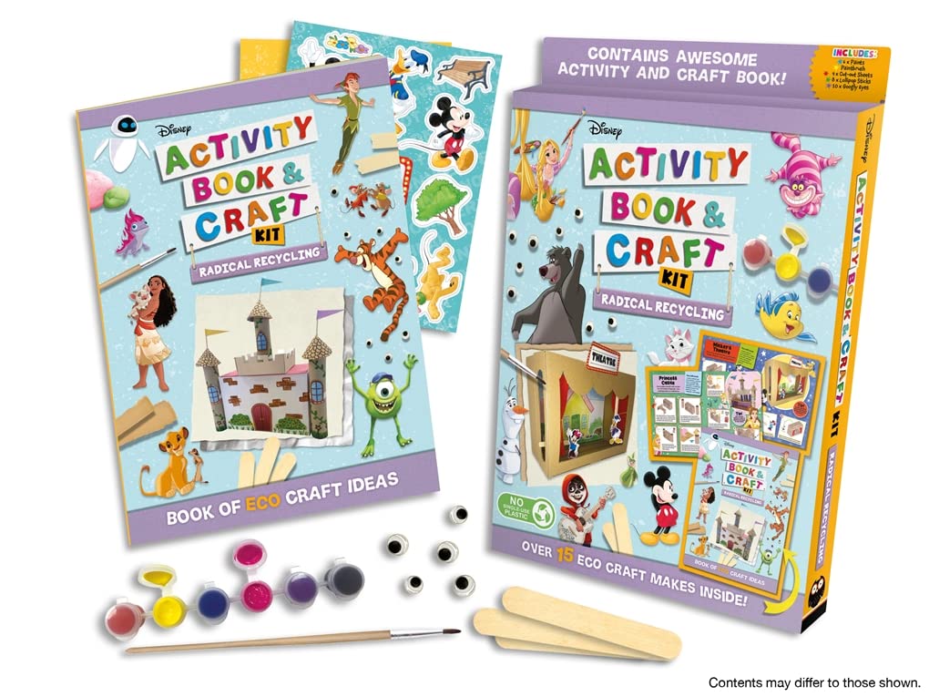 Disney Activity Book & Craft Kit: Radical Recycling