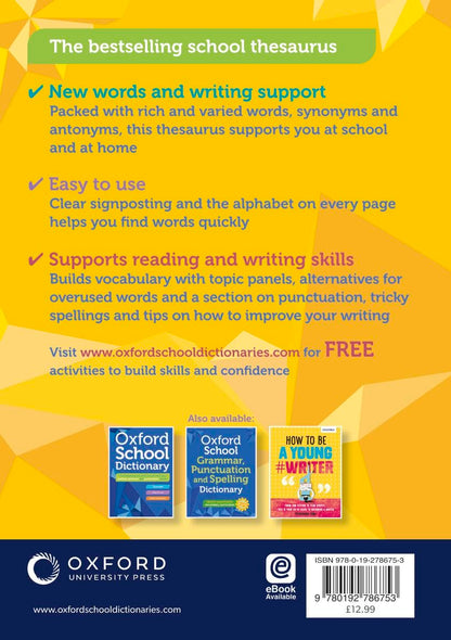 OXFORD SCHOOL THESAURUS 2023(Hardback) (Pack of 30)