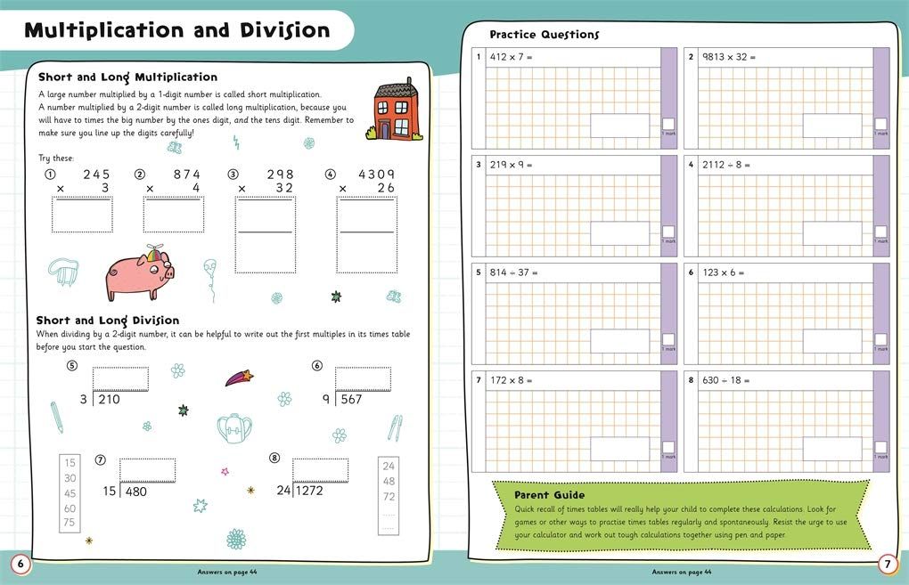 Help with Homework: Key Stage 2 Maths: Don't Panic SATs