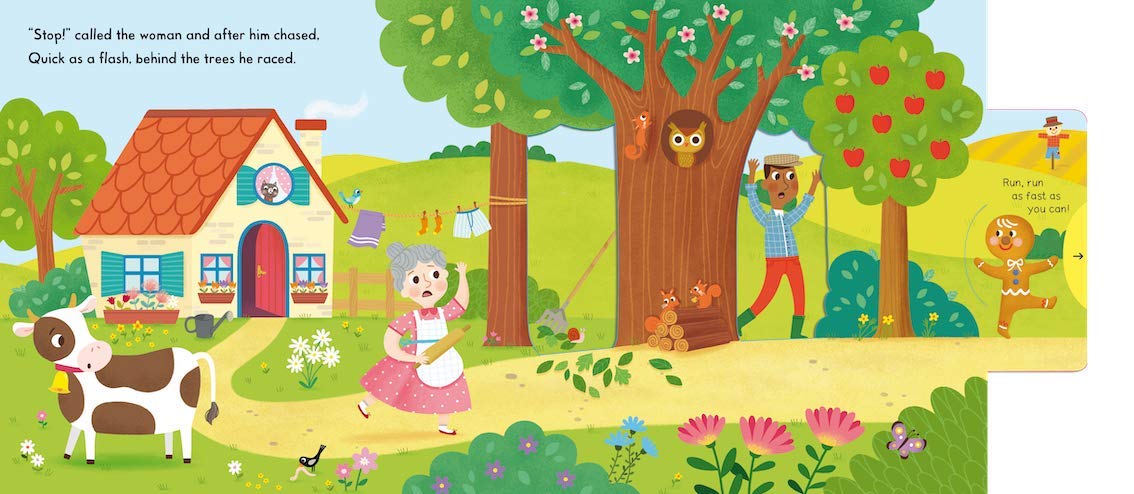 Campbell: First Stories: Gingerbread Man (push pull slide)