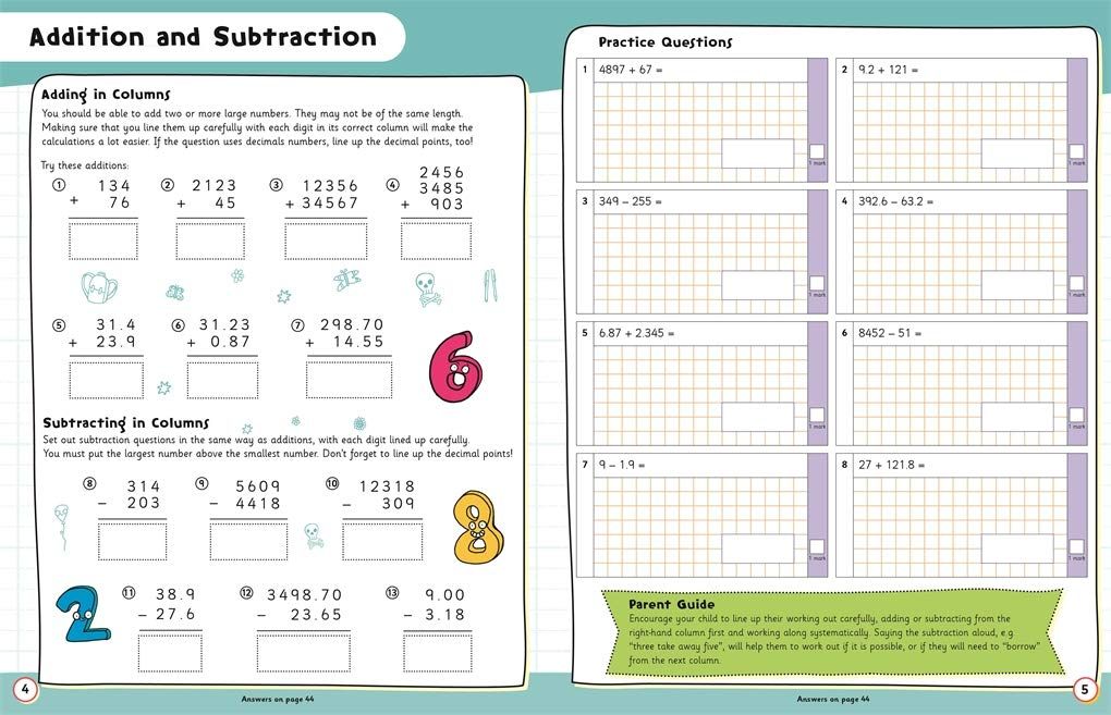 Help with Homework: Key Stage 2 Maths: Don't Panic SATs