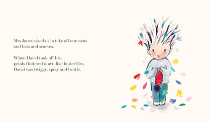 Boy with flowers in His Hair