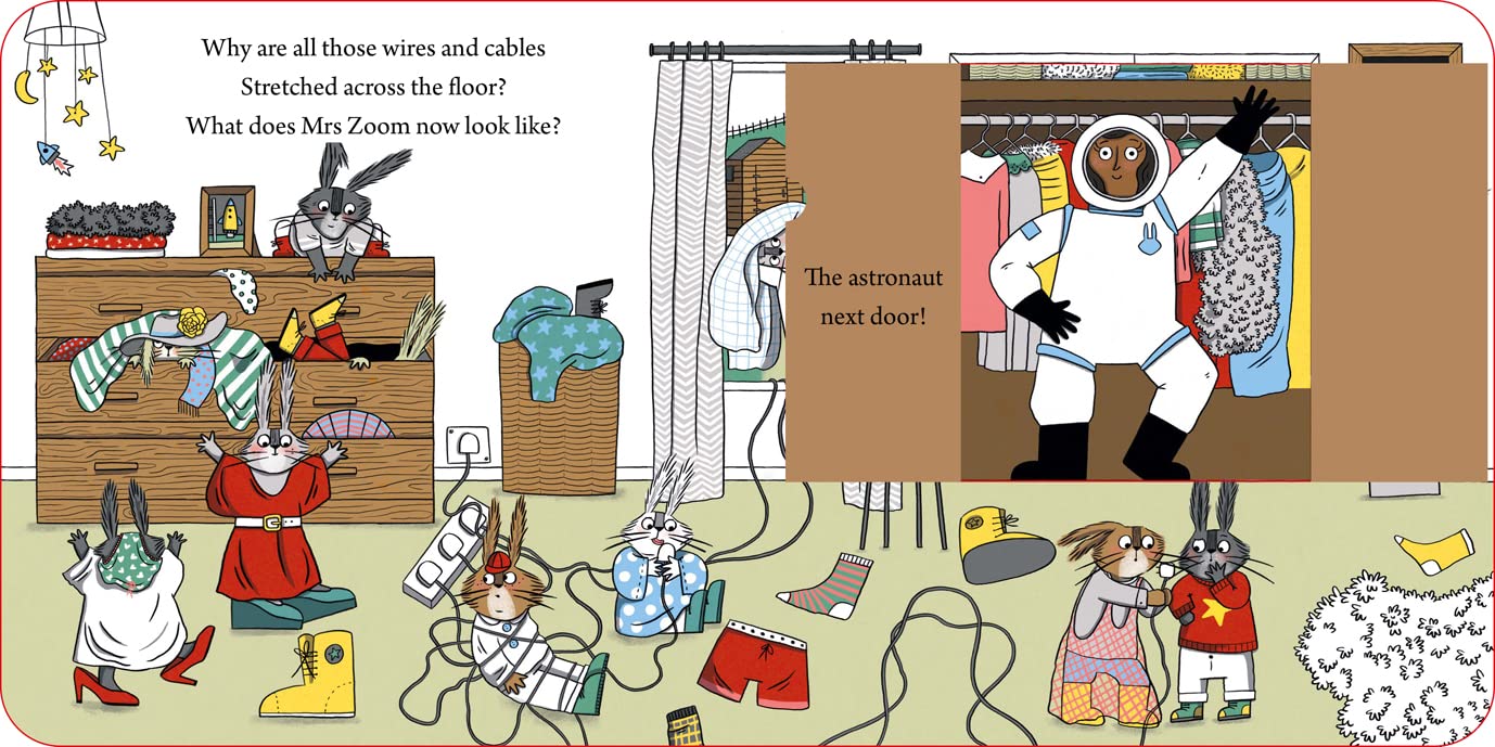 Mrs Zoom & the Blue Rocket (lift the flap)