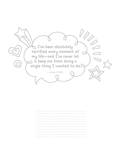 Go Girl! Notebook Doodles