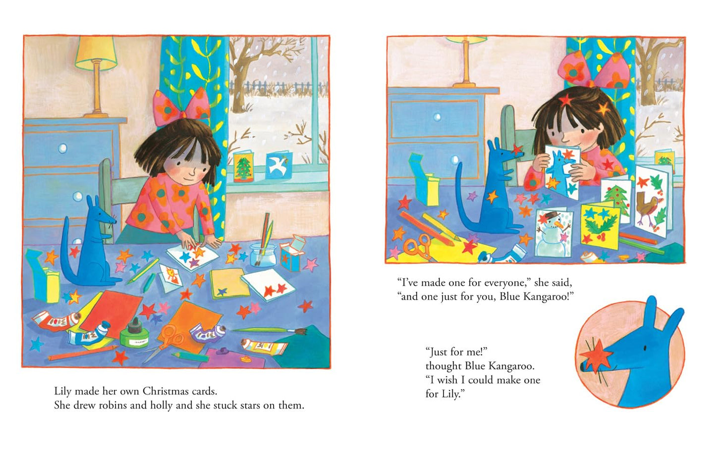 Merry Christmas Blue Kangaroo