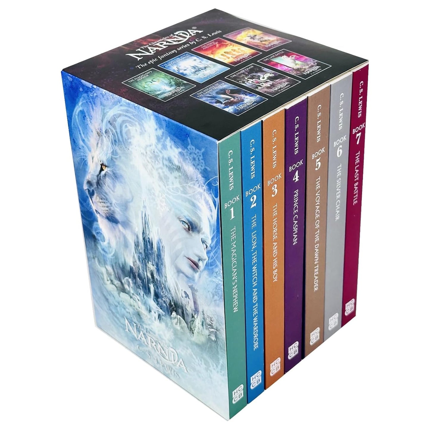 Chronicles of Narnia 7 Book slipcase