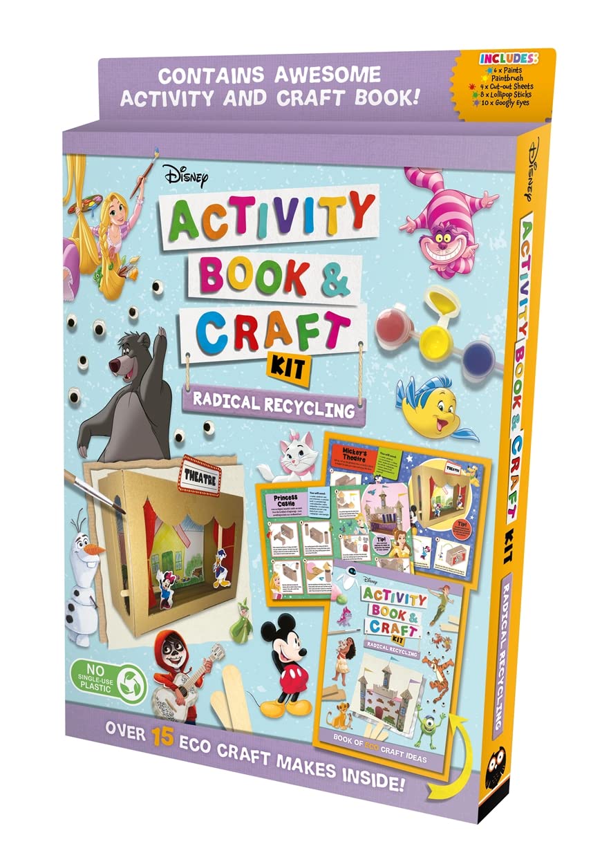 Disney Activity Book & Craft Kit: Radical Recycling