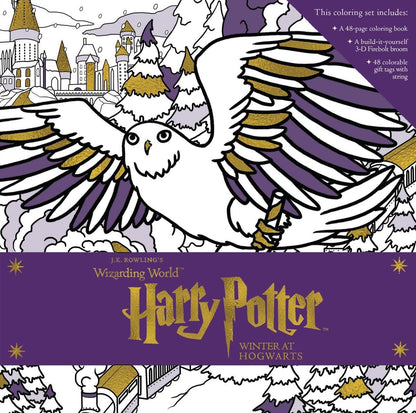 Harry Potter: Winter At Hogwarts Coloring Box Set