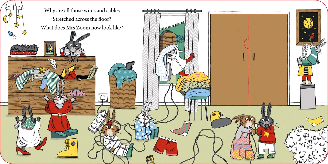 Mrs Zoom & the Blue Rocket (lift the flap)