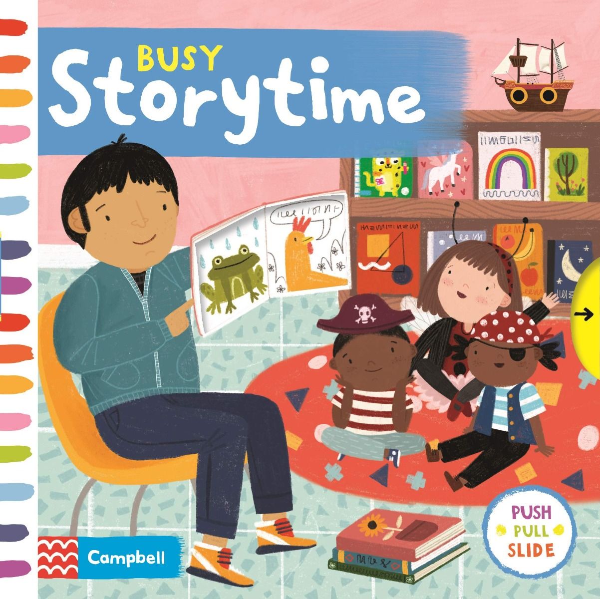 Campbell: Busy Storytime (push pull slide)