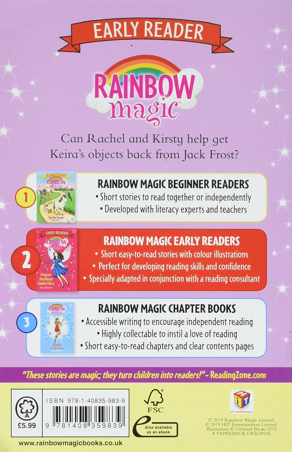 Rainbow Magic Early Reader: Keira the Film Star Fairy