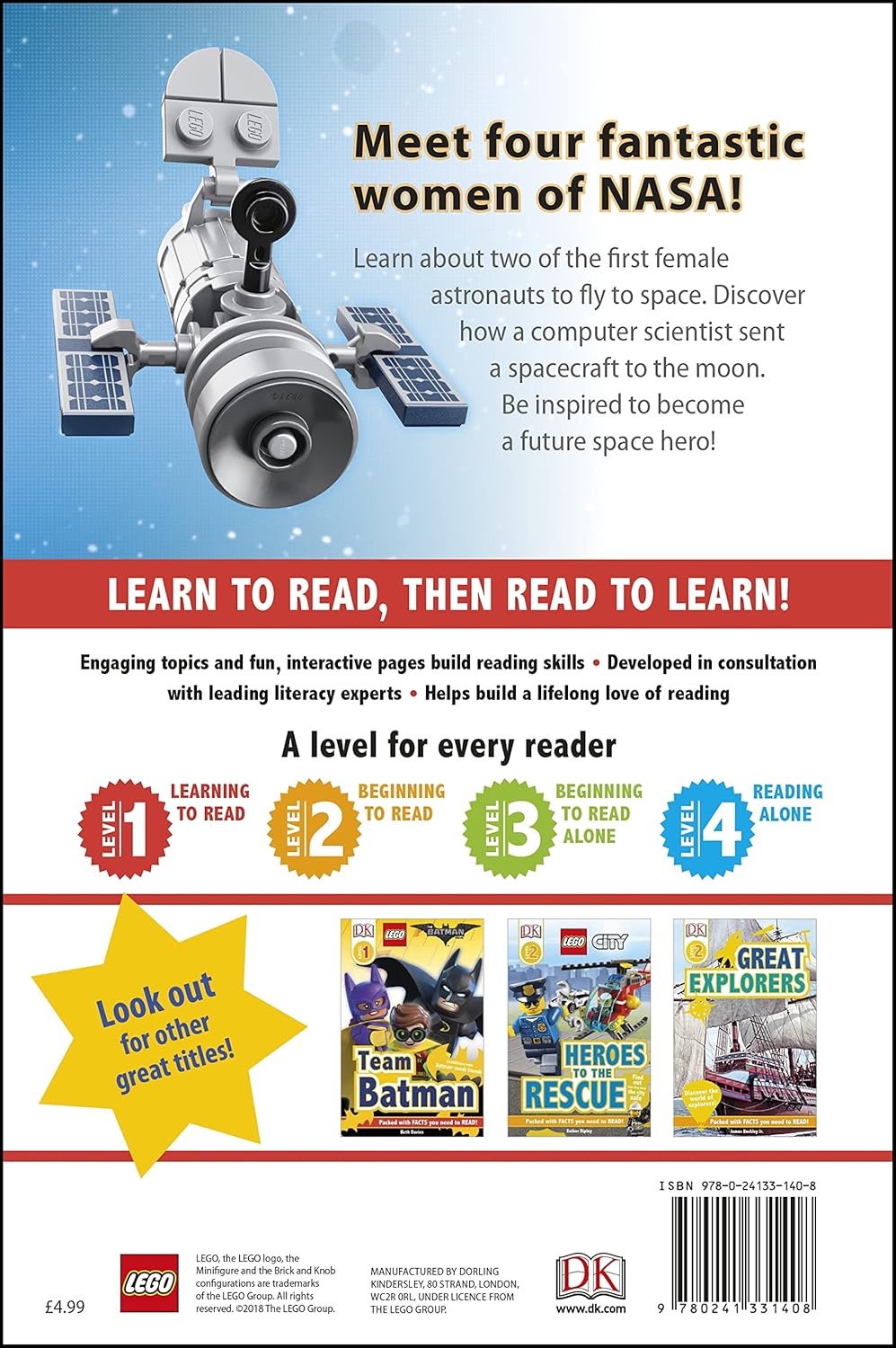 Lego Women of Nasa: Space Heroes (DK Level 1)