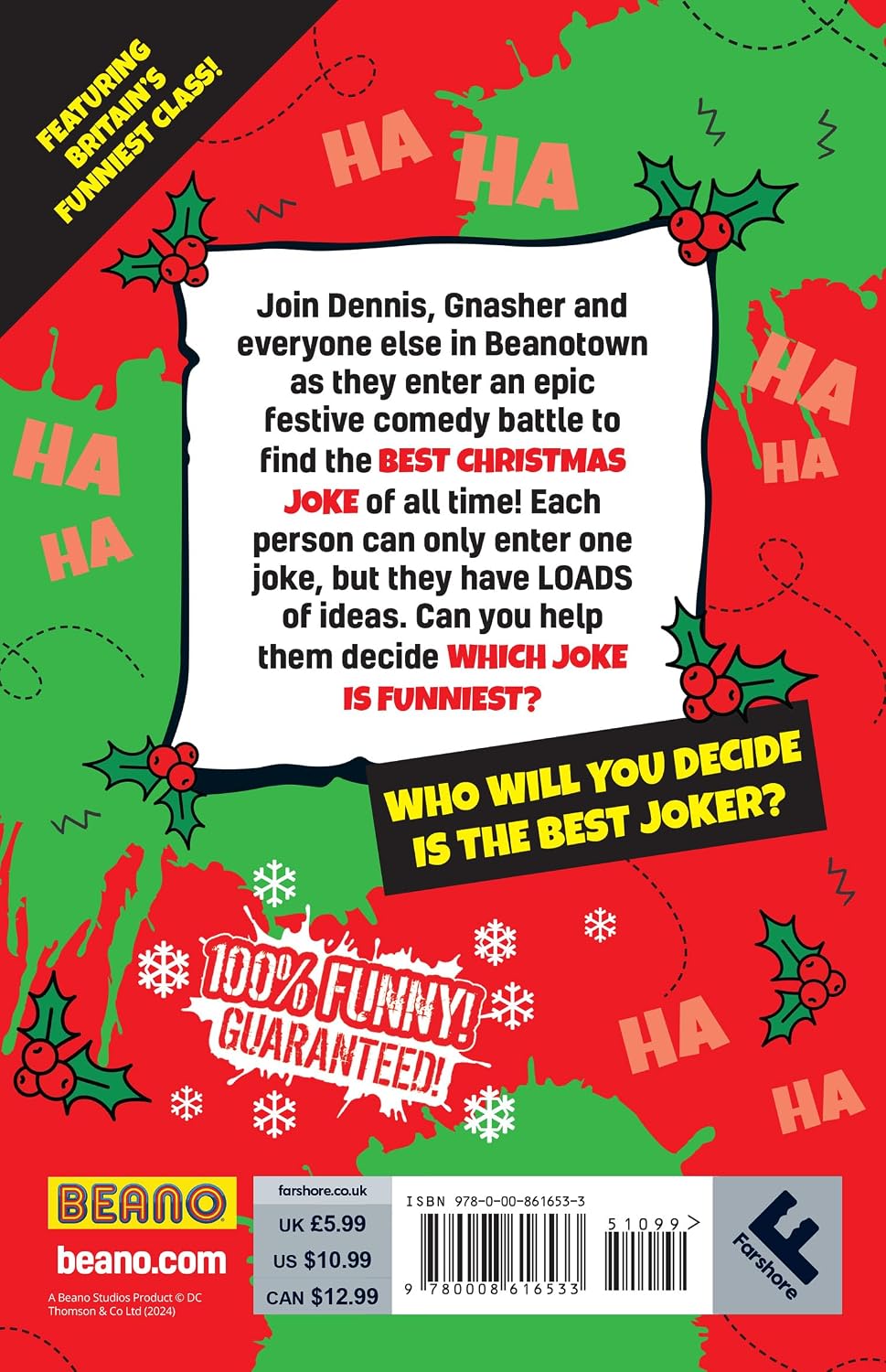 BEANO | CHRISTMAS | JOKE BOOK