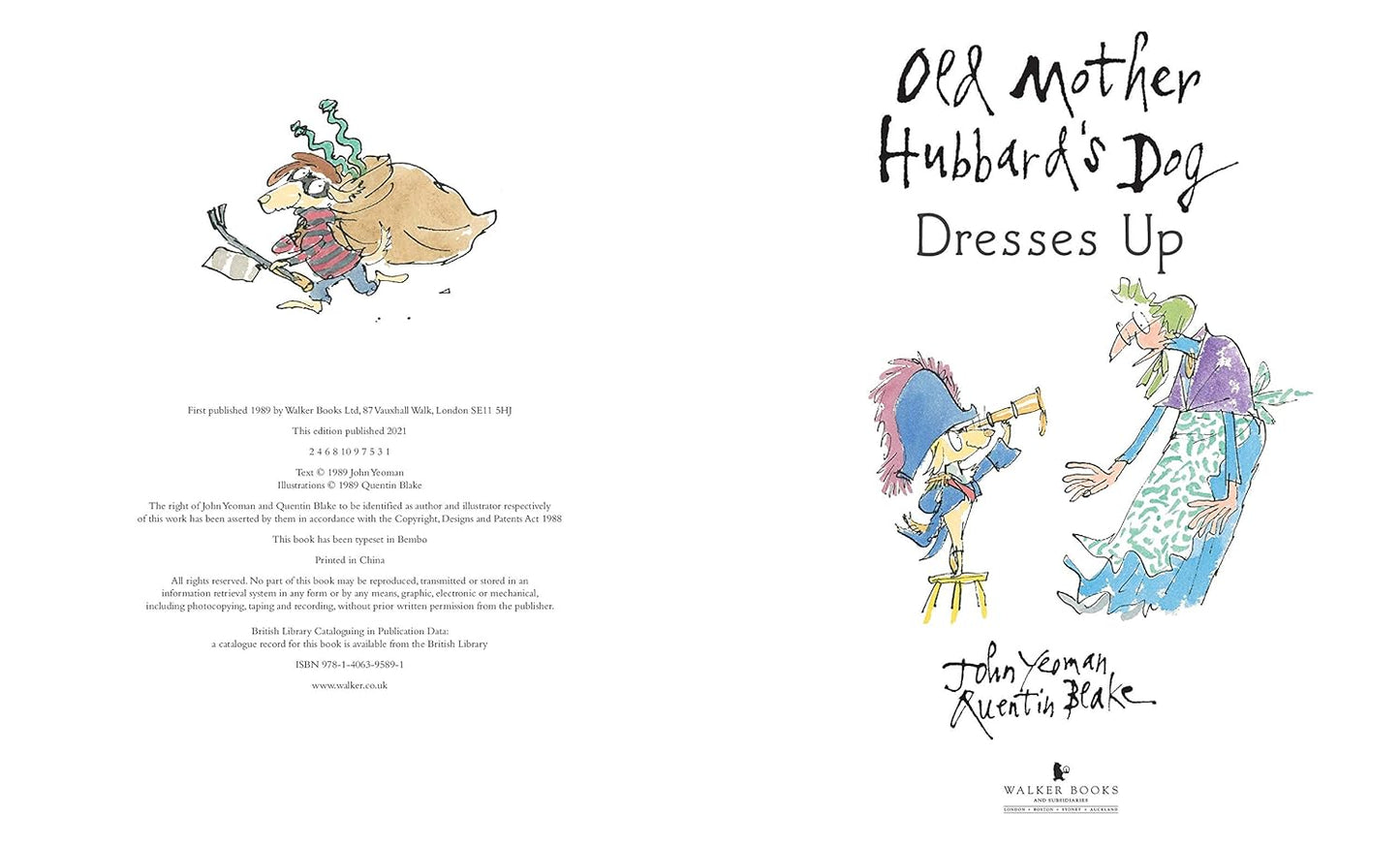 Old Mother Hubbard's Dog Dresses Up