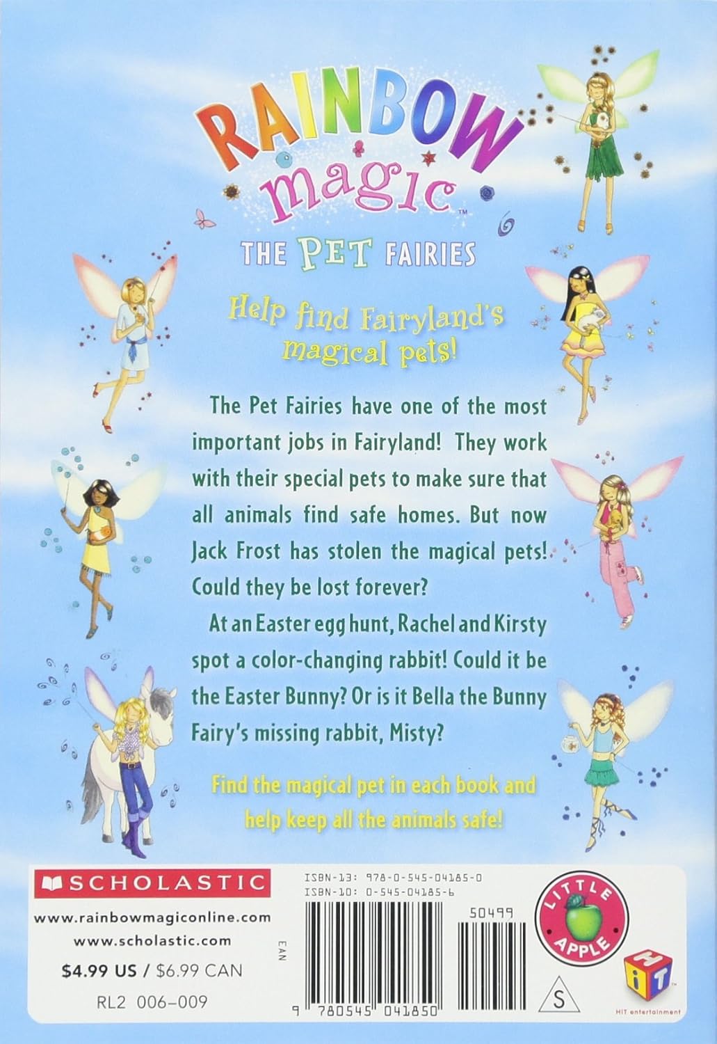 Rainbow Magic:Bella The Bunny Fairy (Book 2 of 7 in the Pet Fairies Series)