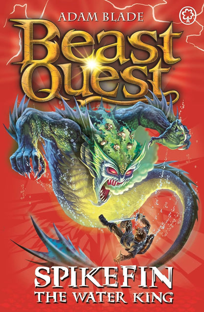 Beast Quest: The Warlock's Staff -Spikefin the Water King ( Series 9 Book 5 )