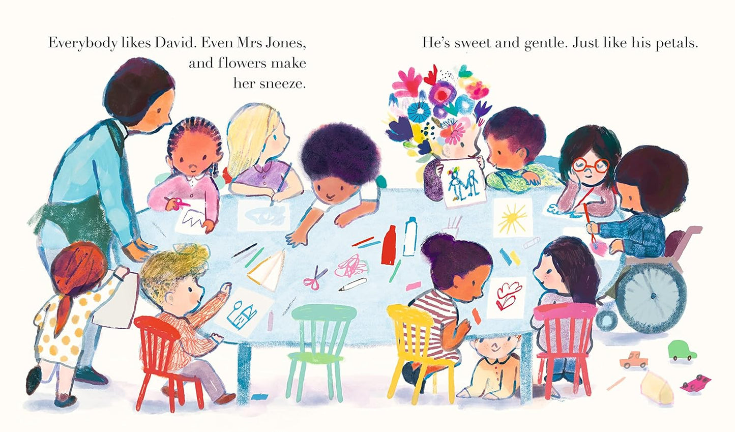 Boy with flowers in His Hair