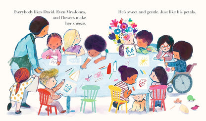 Boy with flowers in His Hair