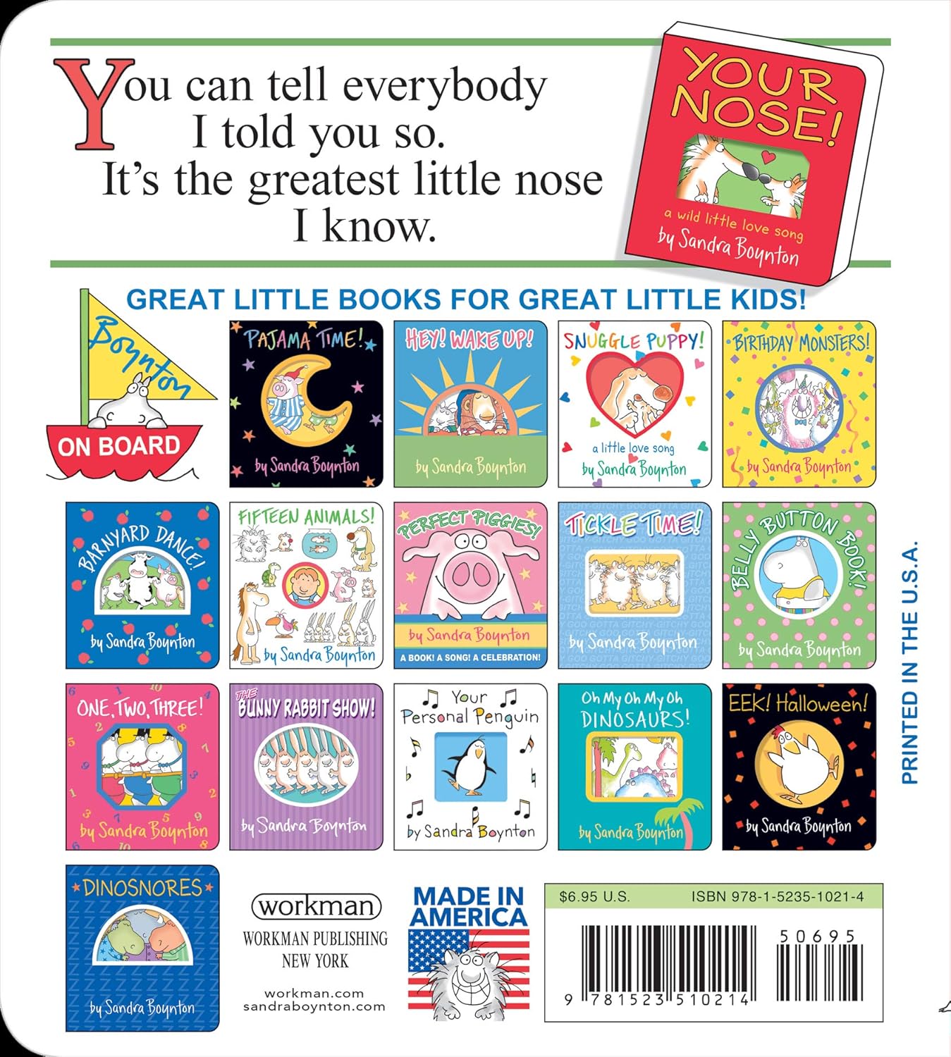 Your Nose! (Boynton On Board)