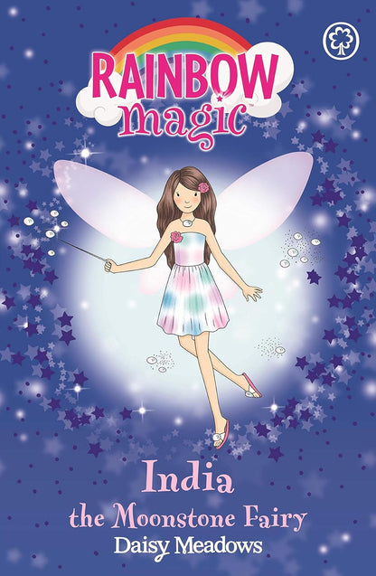 Rainbow Magic: India the Moonstone Fairy ( Book 1 of 7 in the Jewel Fairies Series )
