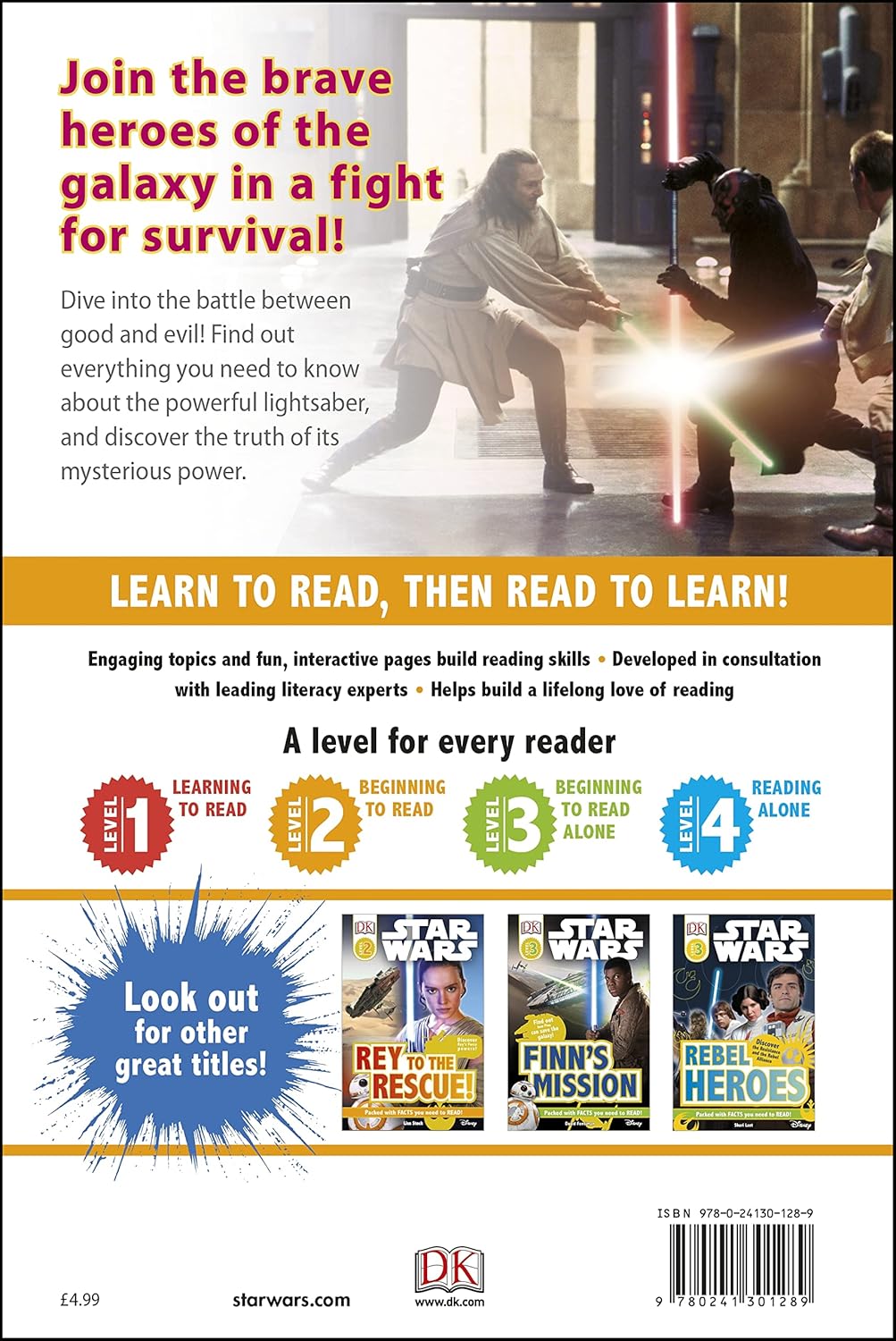 DK Reader: Star Wars Lightsaber Battles (level 2)