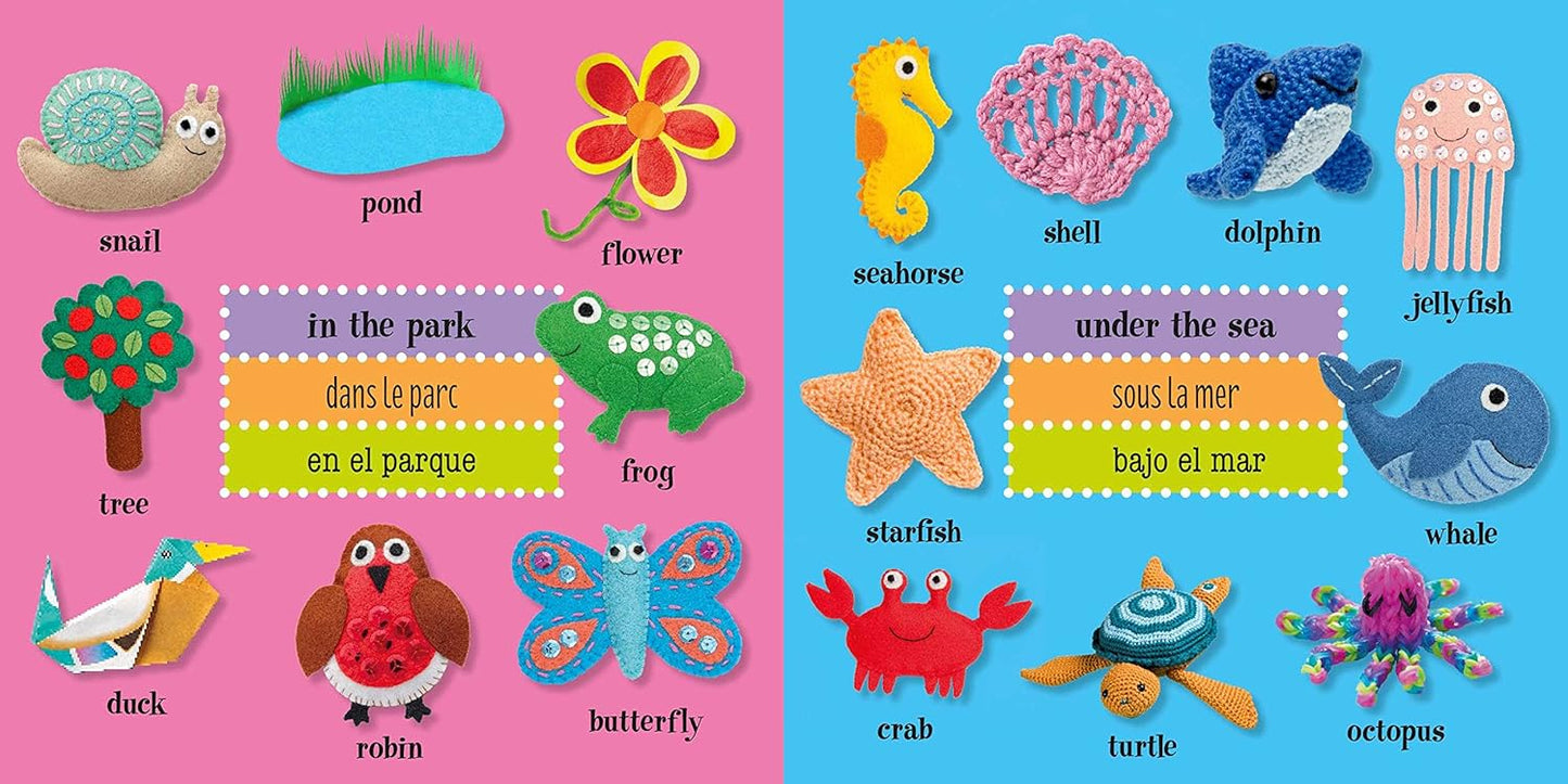 Very First 100 Words in English, French & Spanish